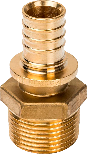 Переходник с нар. резьбой 25x1" STOUT для сшитого п/э