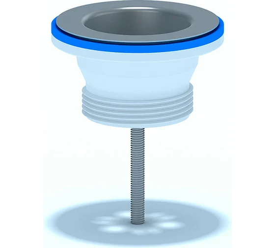 Выпуск 1 1/4" с нержавеющей сеткой АНИ  пласт (50/1)