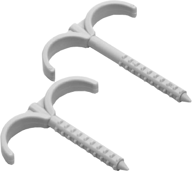 Зажим набивной 8mm 2х25 L75