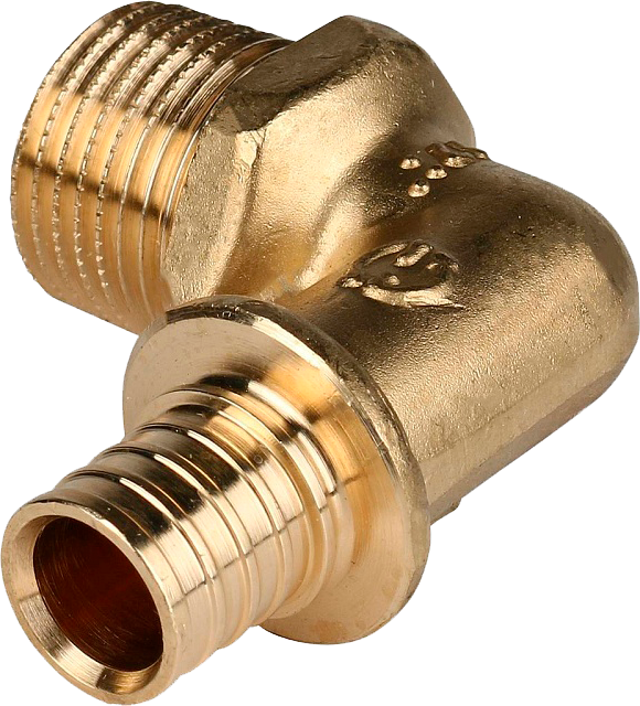 Угольник с нар. резьбой 16x1/2" STOUT для сшитого п/э