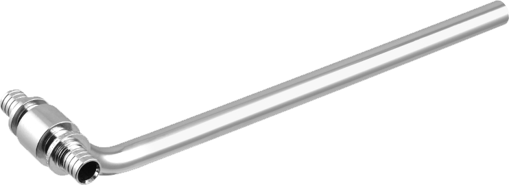 Трубка аксиальная Т-образная для подключения радиатора 300x20 (ProAqua)