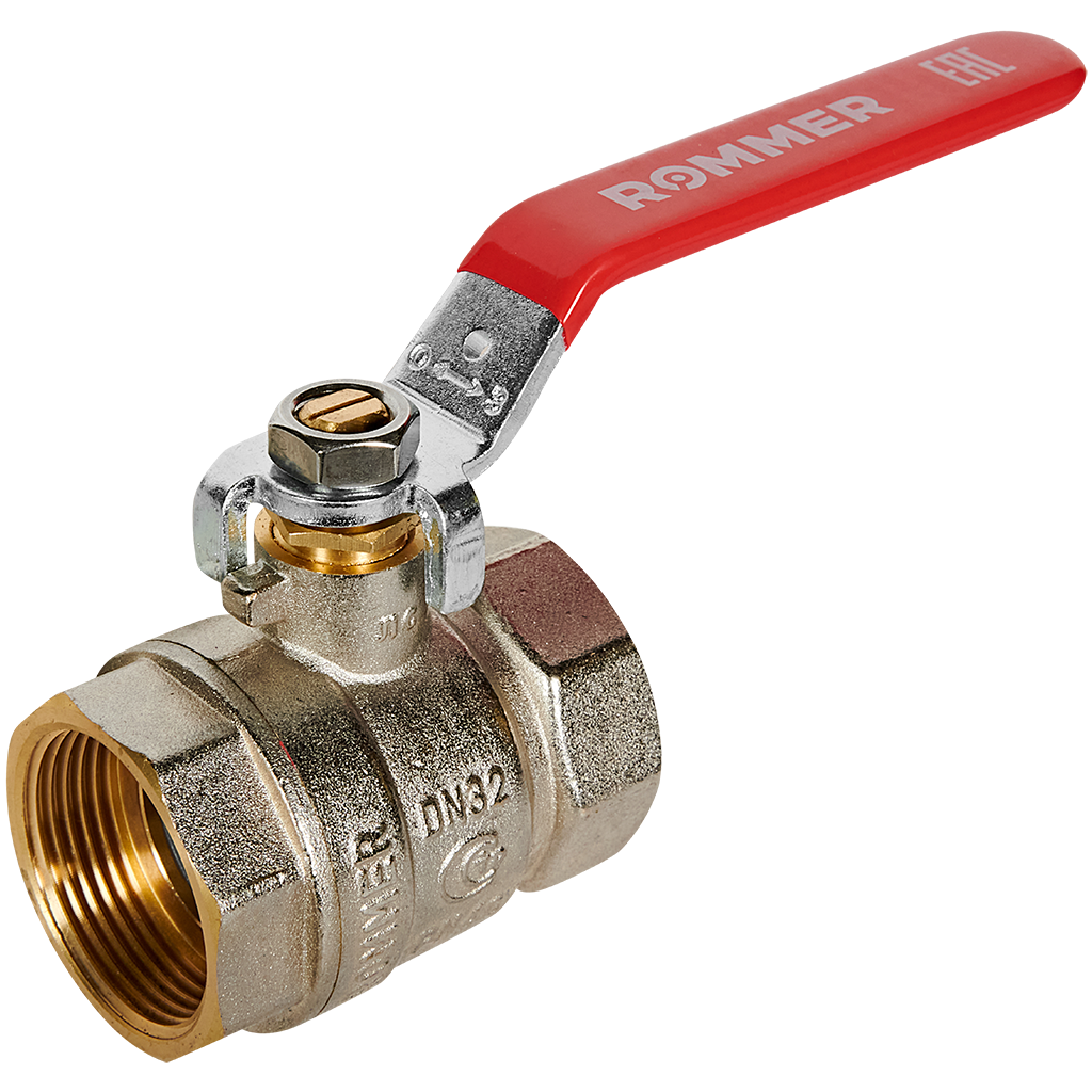 Кран шар В/В ручка  рычаг 1 1/4" ROMMER ГОСТ