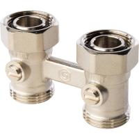 Узел ниж. подк. рад. для двухтр. системы, прямой 3/4 (без ниппеля)