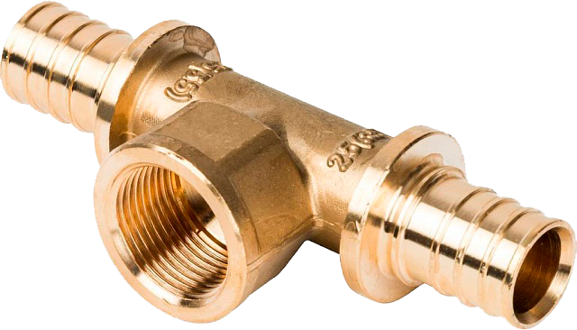 Тройник с вн. р. 25x3/4" STOUT для сшитого п/э