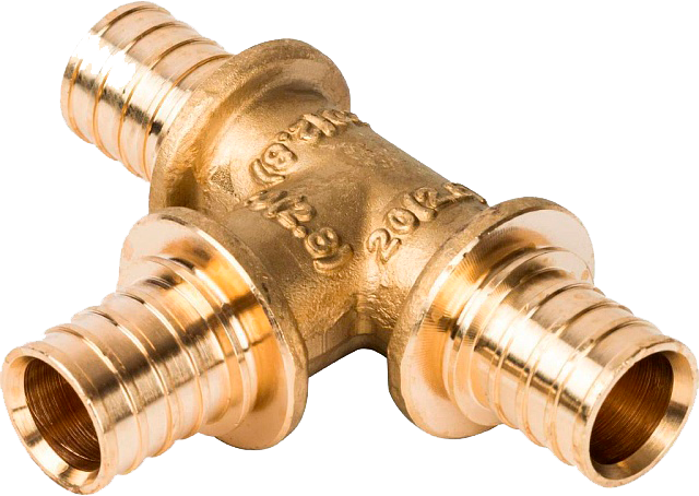 Тройник равнопроходный 20x20x20  STOUT для сшитого п/э