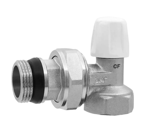 Вентиль настроечный УГЛОВОЙ НИЖНИЙ  "ViEiR"1/2" 