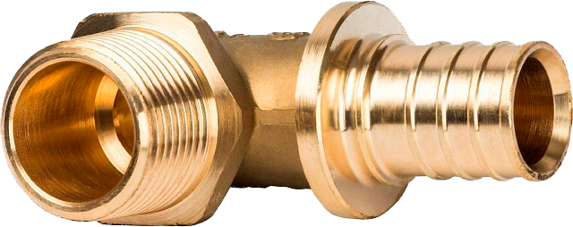 Угольник с нар. резьбой 25x3/4" STOUT для сшитого п/э