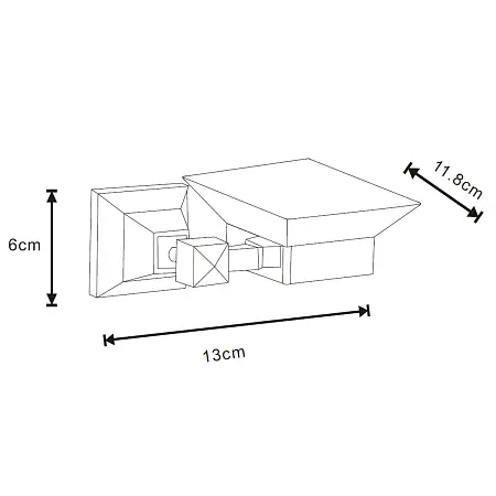 ALTRE Мыльница стеклянная, хром Магазин сантехники Нижний Новгород