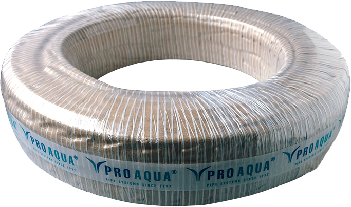 16x2,2 PEXa Труба SDR7,4/S3.2 серебристая с антидиффузионным слоем  ProAqua