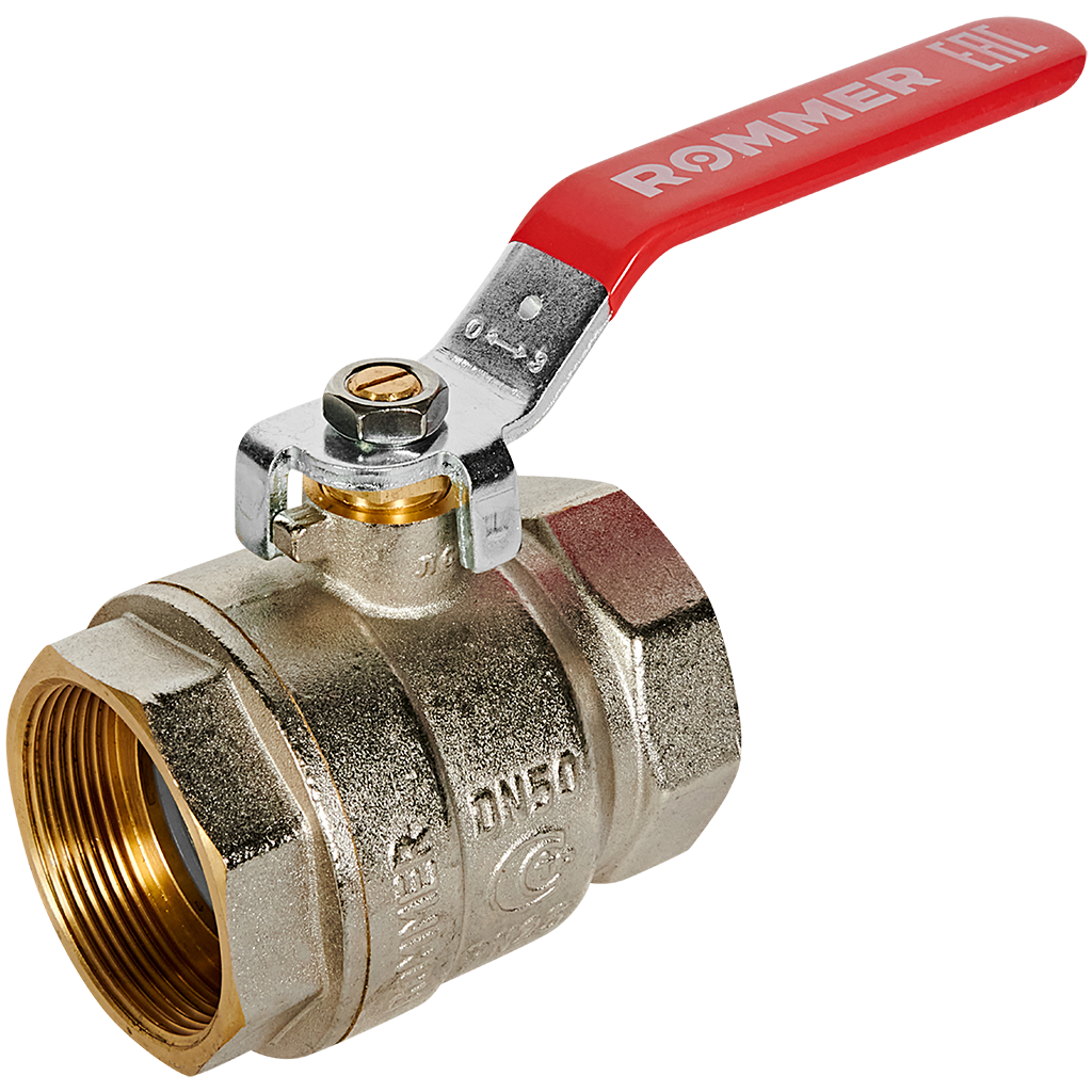 Кран шаровой, ВР/ВР, ручка рычаг 2" ROMMER ГОСТ