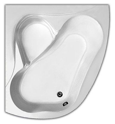 Paria 140х140х45 см - Ванна акриловая угловая + комплект ног