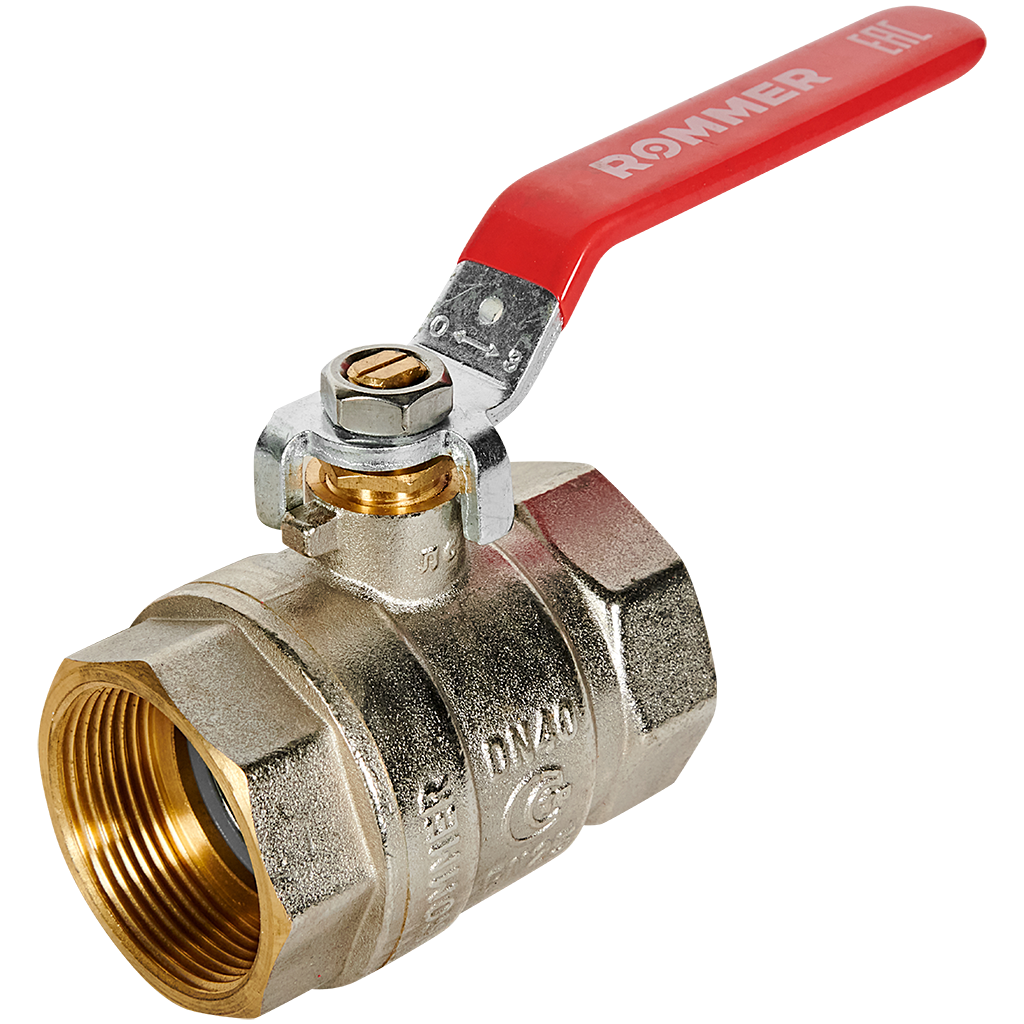 Кран шар ВР/ВР,ручка  рычаг 1 1/2" ROMMER ГОСТ