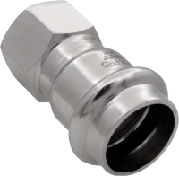 Соединитель переходной нержавеющая сталь внутренняя резьба VER-PRO