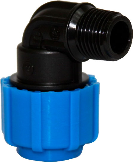 Отвод ПНД с нар.р. ф20х1/2" ТПК-АКВА