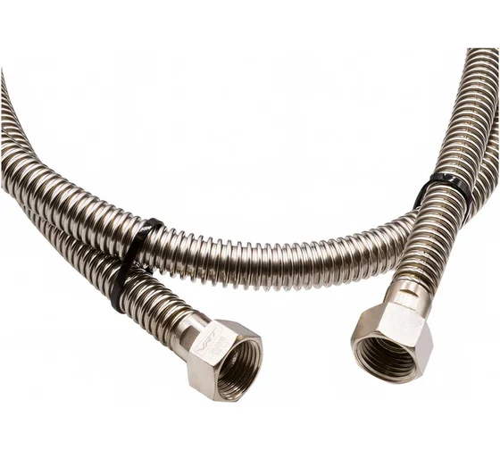 Подводка гибкая сильфонная для газа, гайка-гайка