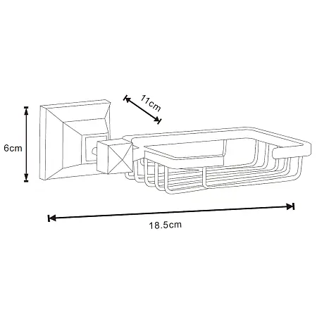 ALTRE Мыльница решетка, хром Магазин сантехники Нижний Новгород
