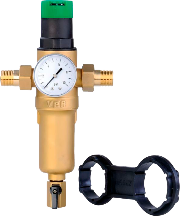 Фильтр с ред.1/2" для горячей воды металл (VIEIR)