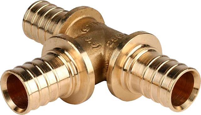 Тройник равнопроходный 25x25x25 STOUT для сшитого п/э