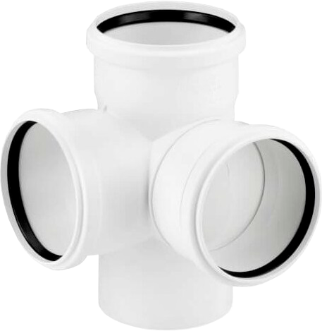 Крестовина двухплоскостная ПП D 110/110/110*87  Comfort синикон