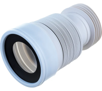 Удлинитель (ГОФРА) гибкий для унитаза (231-500 мм) АНИ Пласт (20/1)