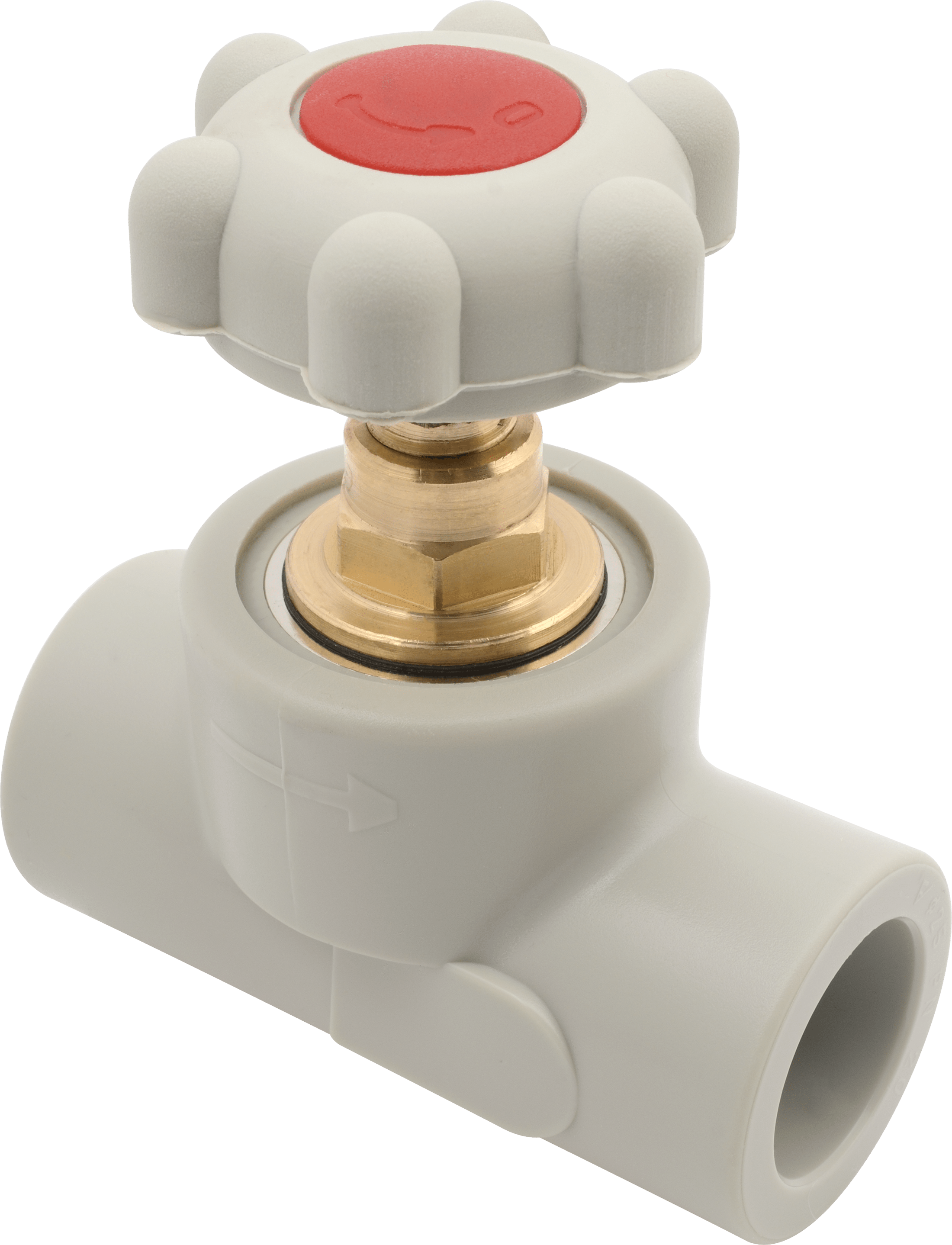 Вентиль пластиковый прямоточный (FV-plast)