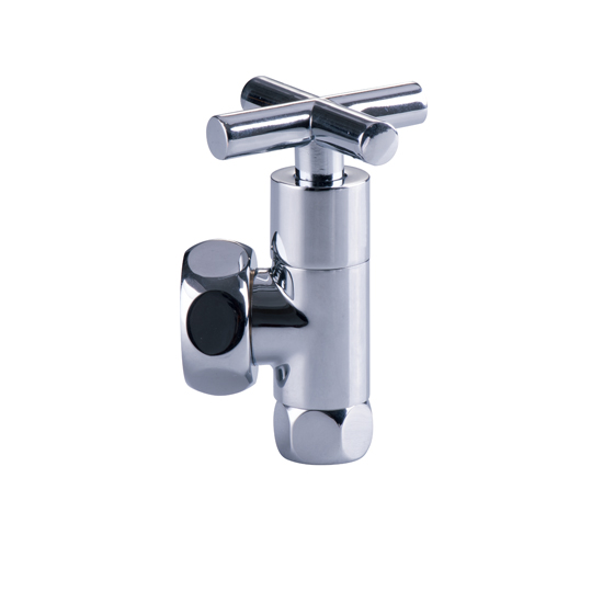 Кран угловой для полотенцесушителя 1/2*F(В) *1F(В) " (крест) (VIEIR) 