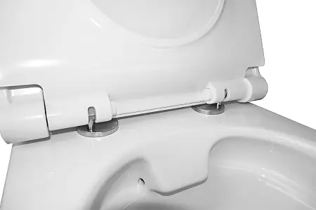 AZ-2196D Azario GENO Унитаз подвесной безободковый в комплекте (500*380*460)