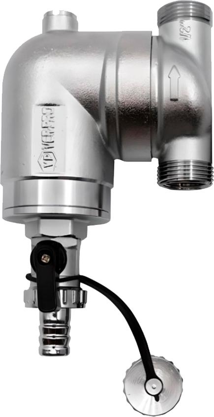 Фильтр поворотный механической очистки с манометром 1/2" ViEiR (12/1)