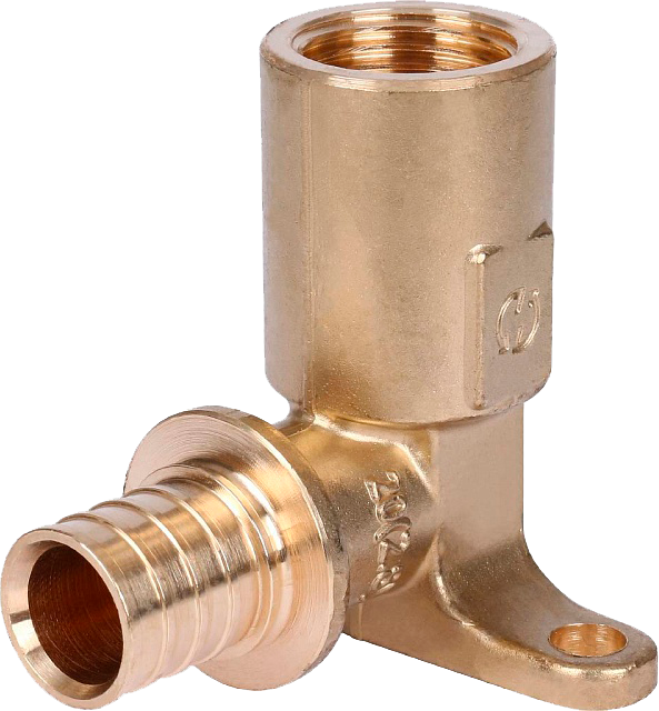 Угольник настенный (ушастик) ДЛИННЫЙ 20х1/2" STOUT для сшитого п/э