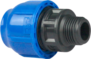 Муфта ПНД  50x1 1/2"  наружн. резьба  РТП