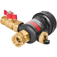 Магнитный сепаратор шлама   3/4" ROMMER, поворотный универсальный НР корпус- латунь