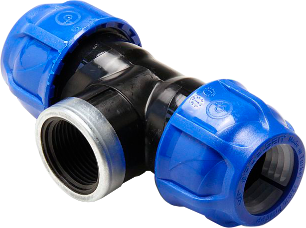 Тройник ПНД с внутр.р. ф20х1/2"х20 POELSAN 