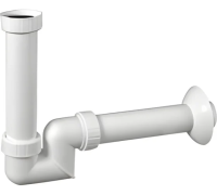 Сифон с н/г 5/4" "S" для умывальника и бидэ (Miano) (25/1)