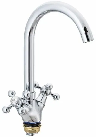  E42019  Смеситель д/кухни (хром)