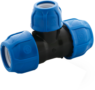 Тройник ПНД перех. 32х25х32 POELSAN