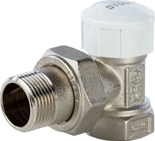 Клапан термостатический (под ТРГ), угловой 1/2" STOUT (24/1)