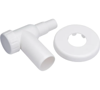 Клапан обратный для стиральной машины (пластик, белый), MP-У