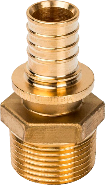 Переходник с нар. резьбой 25x1" STOUT для сшитого п/э