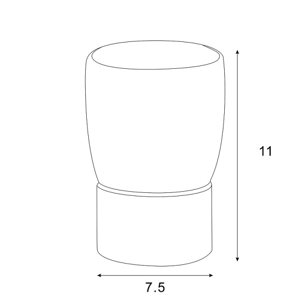FORNY Стакан керамический настольный, хром Магазин сантехники Нижний Новгород