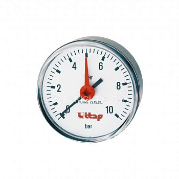 Манометр осевой (0-10 bar) 1/4"  (483) Itap