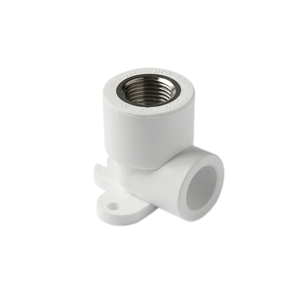 Угольник(ушан) с креплением вн. рез. 20-1/2 ПРО АКВА (белый цв.)