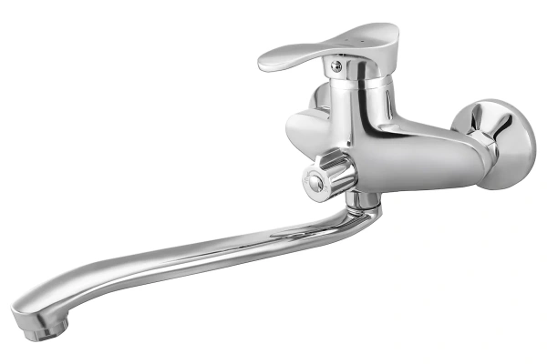 MN 2201 Смеситель д/ванны длинный излив (комплект) хром