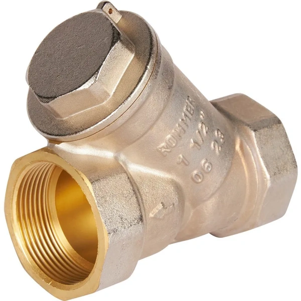 Фильтр грубой очистки  косой  500 мкр.  1 1/2"  ROMMER Магазин сантехники Нижний Новгород