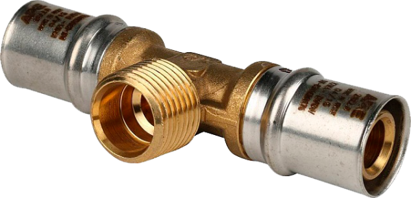 ПРЕСС Тройник с нар. резьбой  20х1/2"х20 (АРЕ)