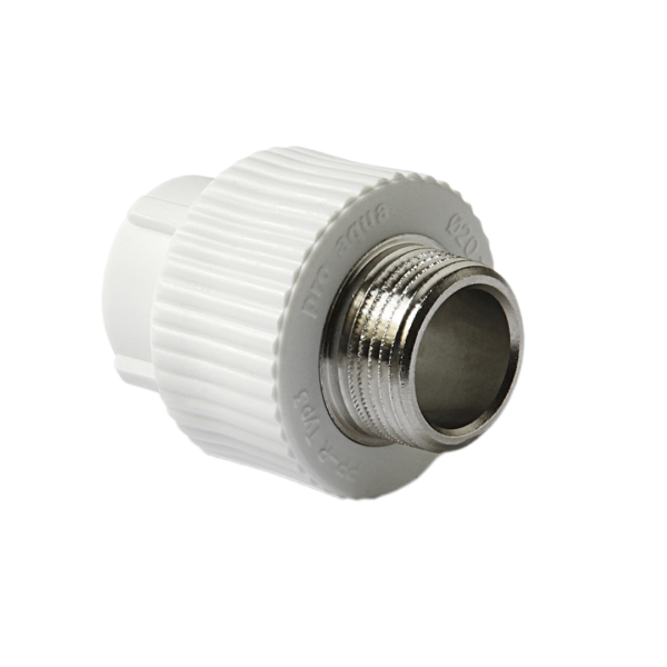 Муфта комбинированная с наруж.резьбой (ПРО АКВА)