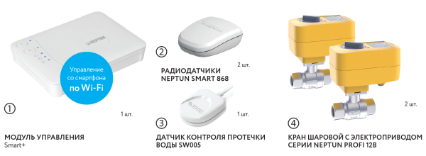 Система Neptun Profi Smart+ Tuya 1/2" (12В)