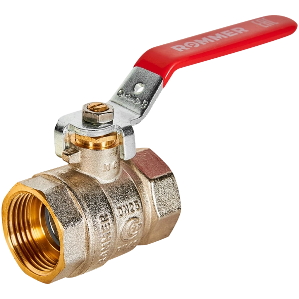 Кран шаровой, ВР/ВР, ручка рычаг 1" ROMMER ГОСТ