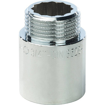 Удлинительная гайка  усилен.  3/4" х  30  хром GF-Stout