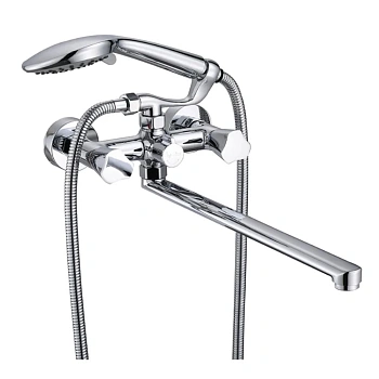 Смеситель для ванны V15-01-4-1 излив плоский 35 см ViEiR