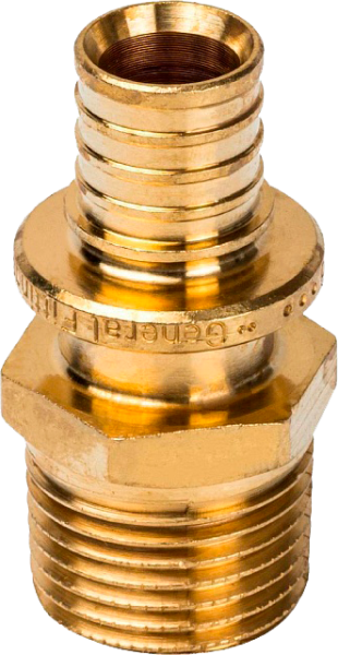 Переходник с нар. резьбой 16x1/2" STOUT для сшитого п/э